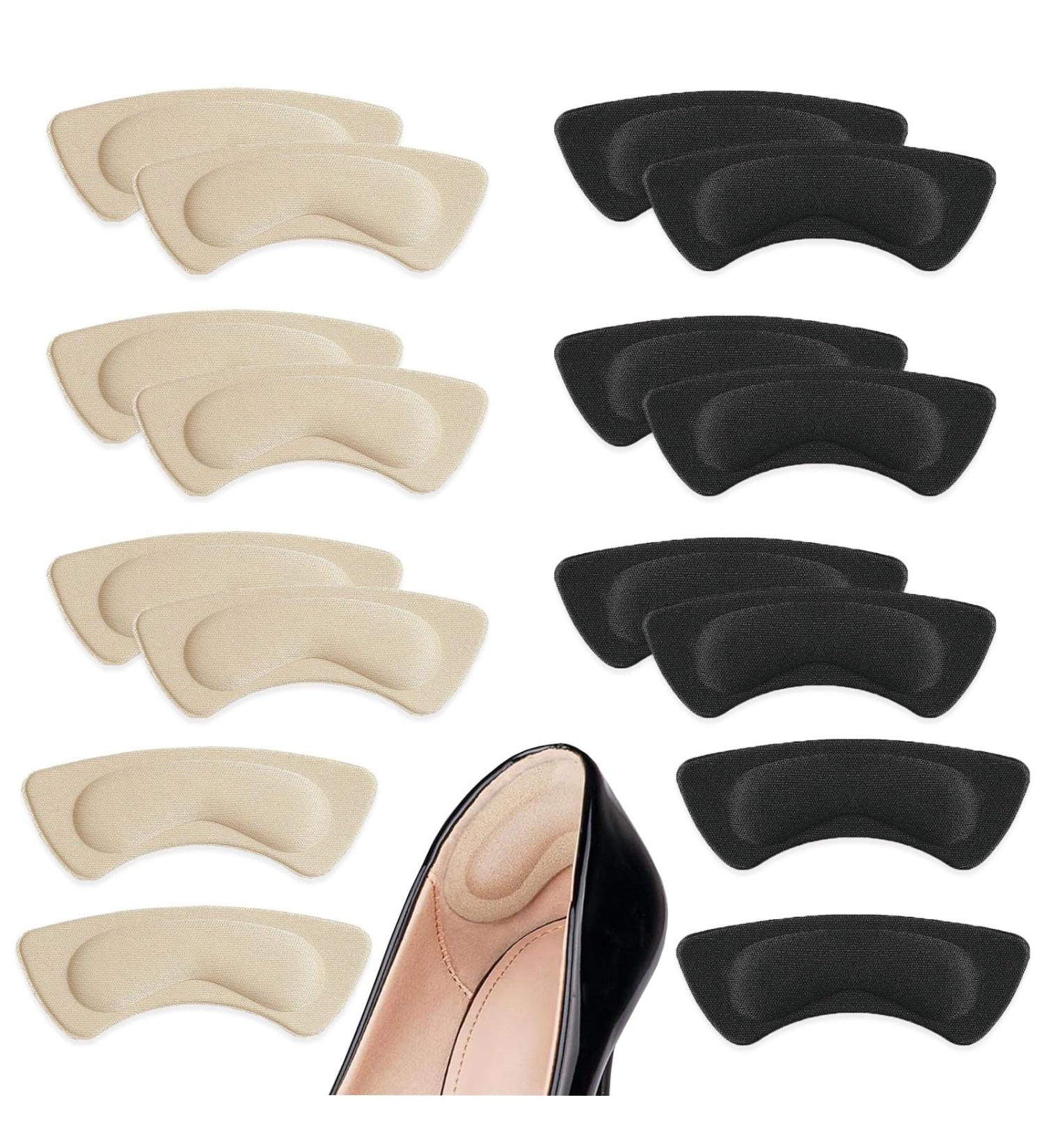Heel Inserts for Shoes - 8 Pair Heel Protectors & Grips for Women | Prevent Heel Pain & Blisters - Cushioning Metatarsal Pads - Buy Online on GoSupps.com