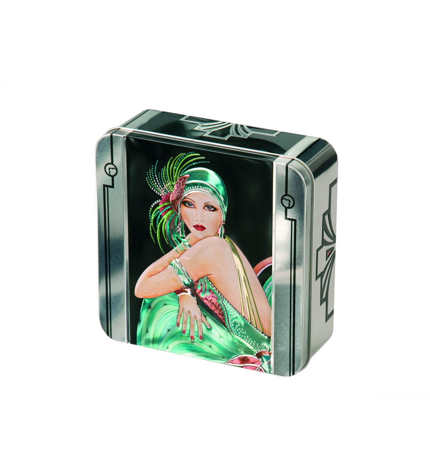 Churchill's Confectionery - Marlene Art Deco Tin 150g Shortbread Petticoat Tails