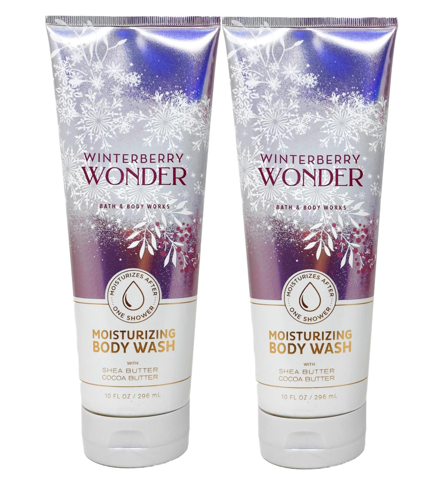 Bath & Body Works Winterberry Wonder - 2 pack - Moisturizing Body Wash