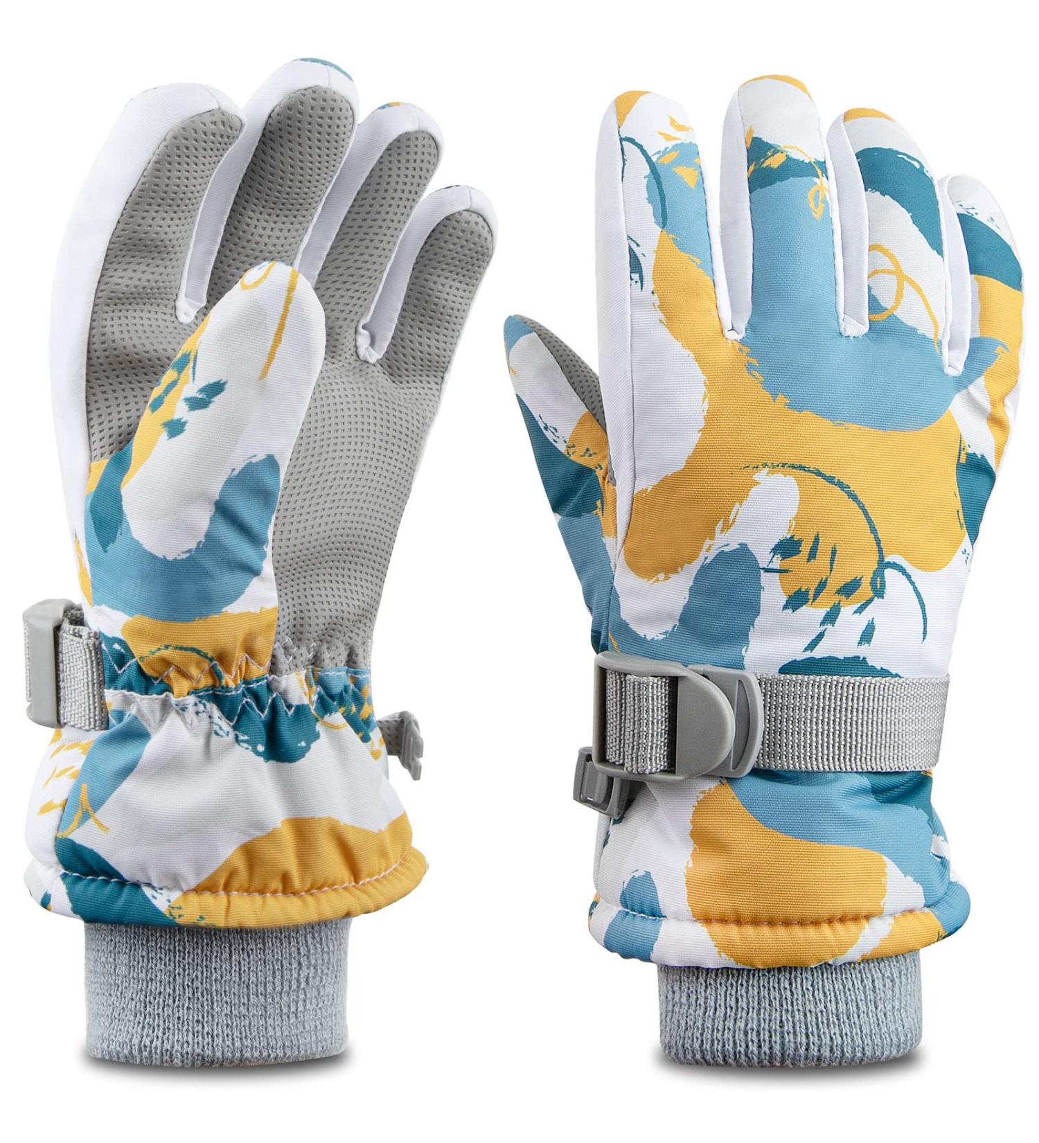 Foenguy Waterproof Windproof Ski Gloves for Children | Unisex Winter Sports Gloves for Ages 3-5 | Perfect for Skiing Snowboarding Cycling & More - Buy Online on GoSupps.com