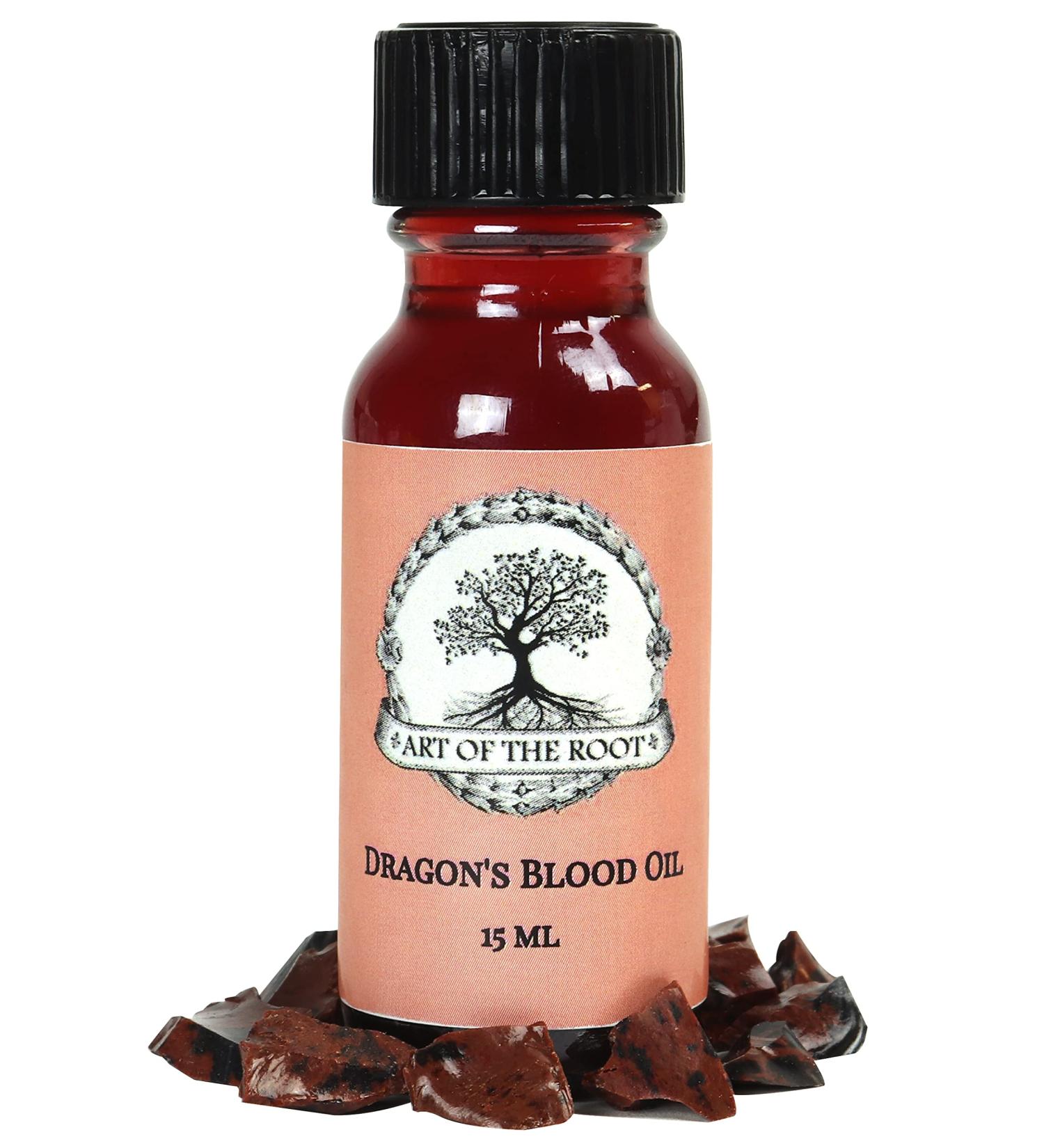 Dragons Blood Oil 1/2 oz | Handmade with Herbs & Essential Oils | Spiritual Purification Strength Power Rituals | Hoodoo Voodoo Wiccan Pagan Conjure - Buy Online on GoSupps.com