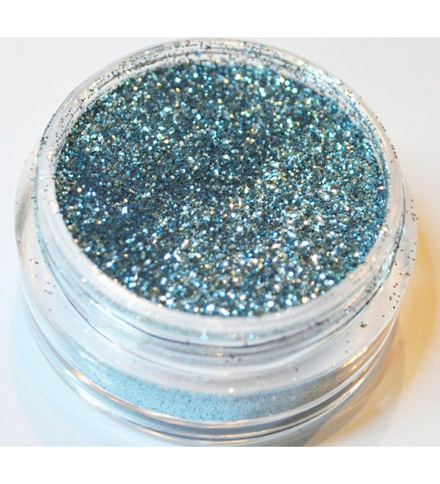 KM-Nails Glitter ocean blue 2 5g very fine