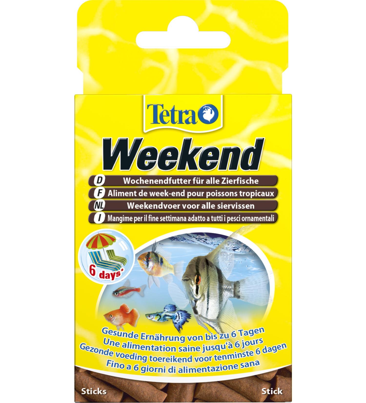 Tetramin Weekend Futter Sticks - 20 Pieces (18g) for All Decorative Fish | International Shipping Available - Buy Online on GoSupps.com