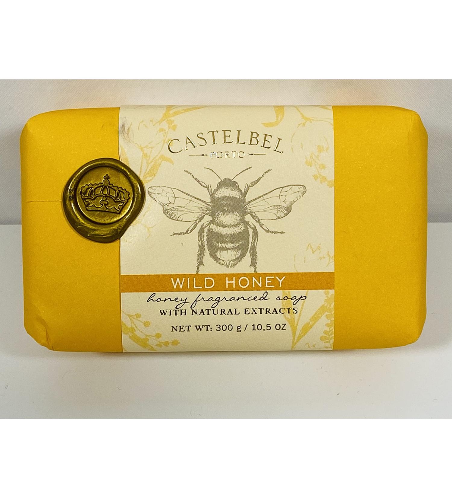 Castelbel Porto Wild Honey Fragranced Soap Bar 10.5oz - Luxurious & Nourishing - Buy Online on GoSupps.com