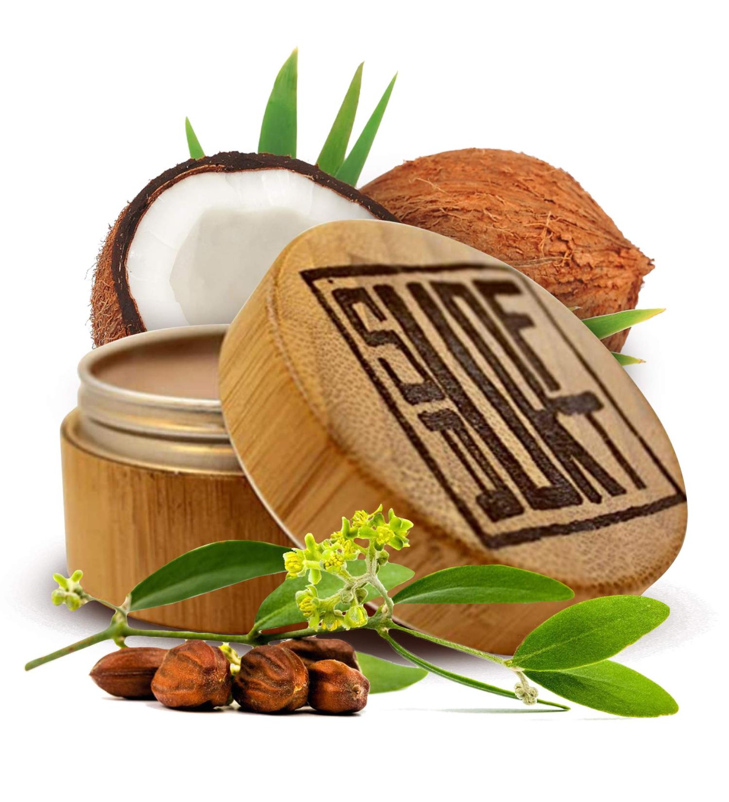 SurfDurt Organic Reef Safe Sunscreen SPF 30 - Water Resistant - Eco-Friendly - 2oz Bamboo Container - Made in USA - Buy Online on GoSupps.com
