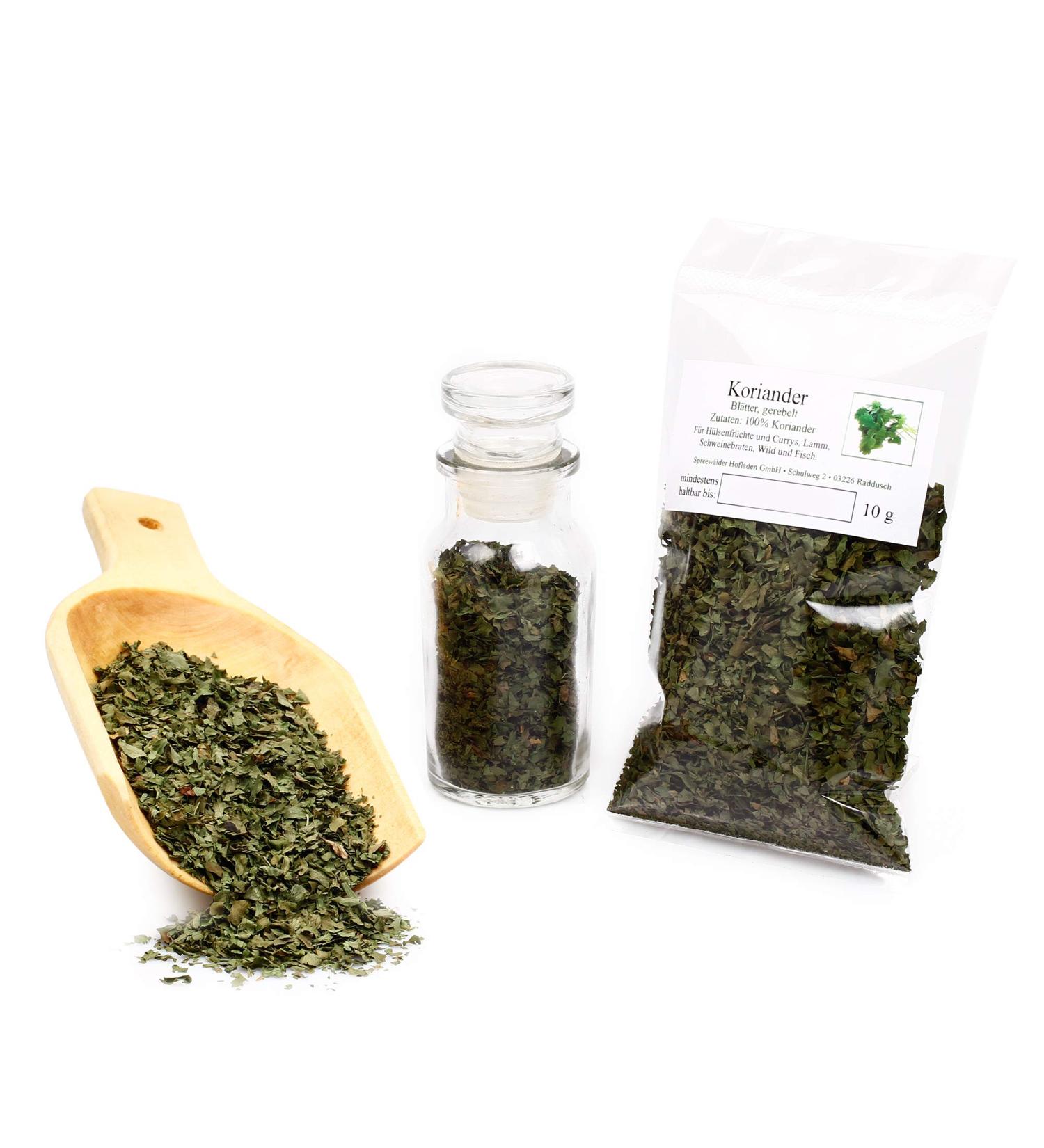  Feine W rze Coriander leaves for meat dishes. Suitable for soups spices cucumber salad etc. 10g - Buy Online on GoSupps.com