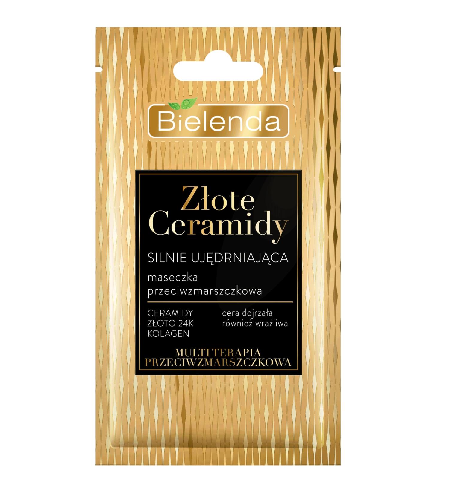 BIELENDA GOLDEN CERAMIDES Strong firming antiwrinkle mask 8 g