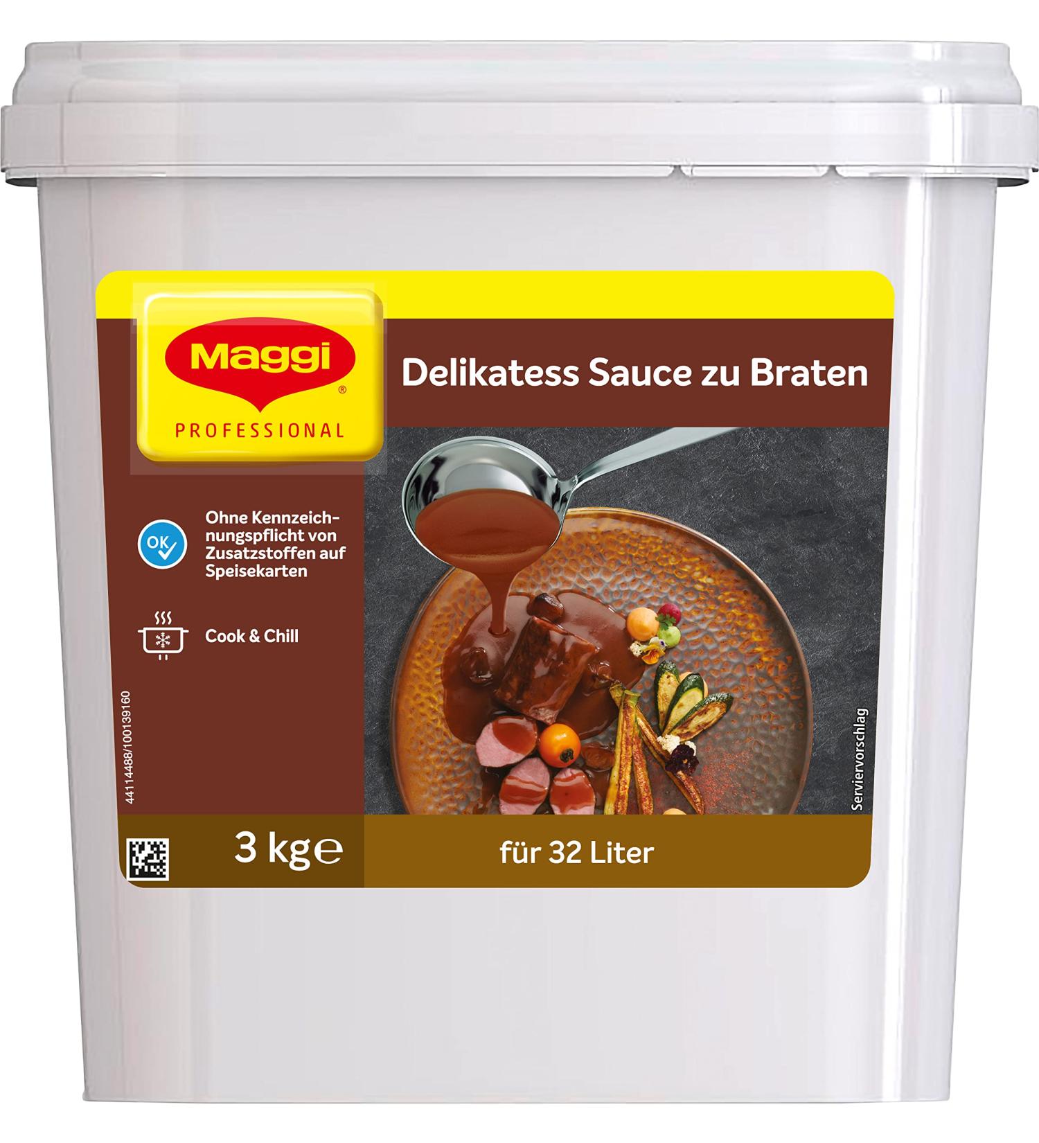 Maggi Delicatessen Sauce for roasts as gravy sauce thickener ideal basic sauce for every kitchen 1 pack (1 x 3kg bag)