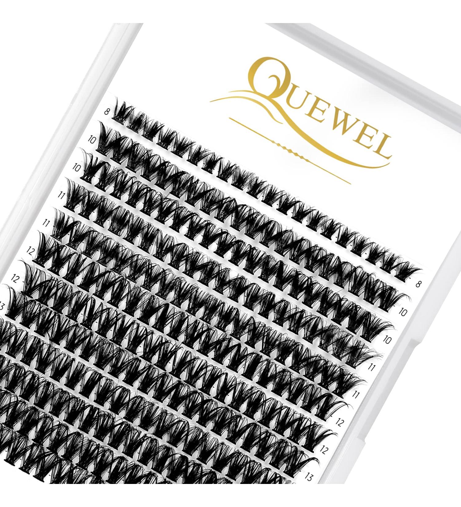 Premium 50D Individual False Eyelashes - 0.07D Curl 8-14mm Mix Reusable DIY Cluster Lashes for Flawless Eye Makeup - Buy Online on GoSupps.com