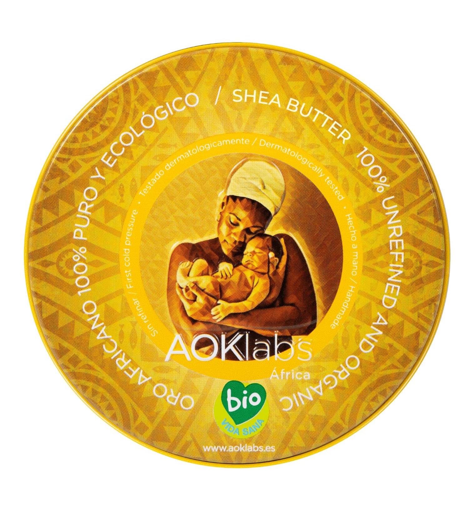 100% Pure Aoklabs Shea Butter - Organic Fairtrade Body Butter for Skin & Hair (100ml) - Intensive Care for All Skin Types - Buy Online on GoSupps.com