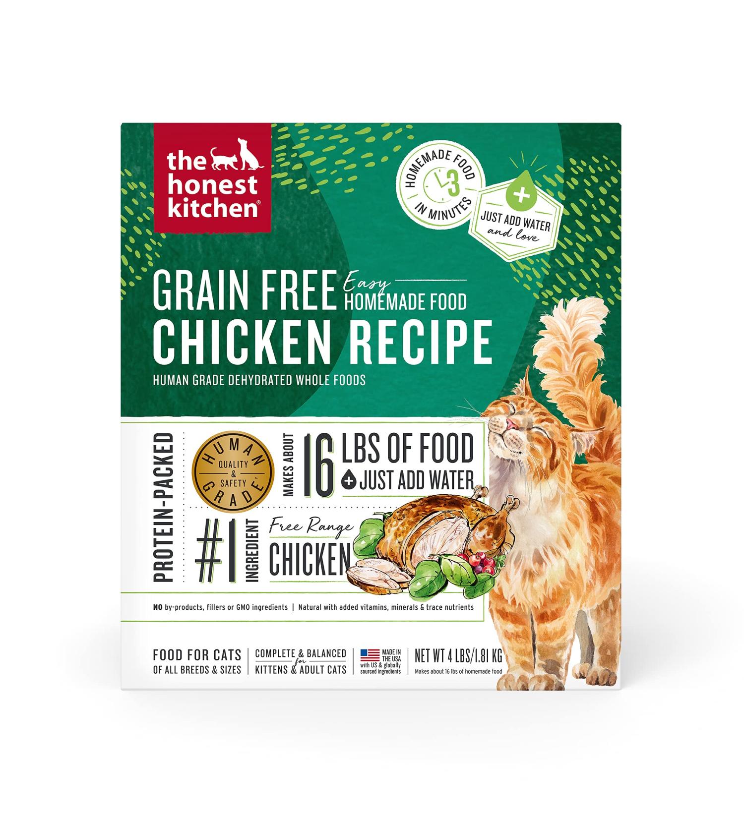 The Honest Kitchen Grain-Free Chicken Cat Food 4lb - Pack of 1 - Buy Online on GoSupps.com