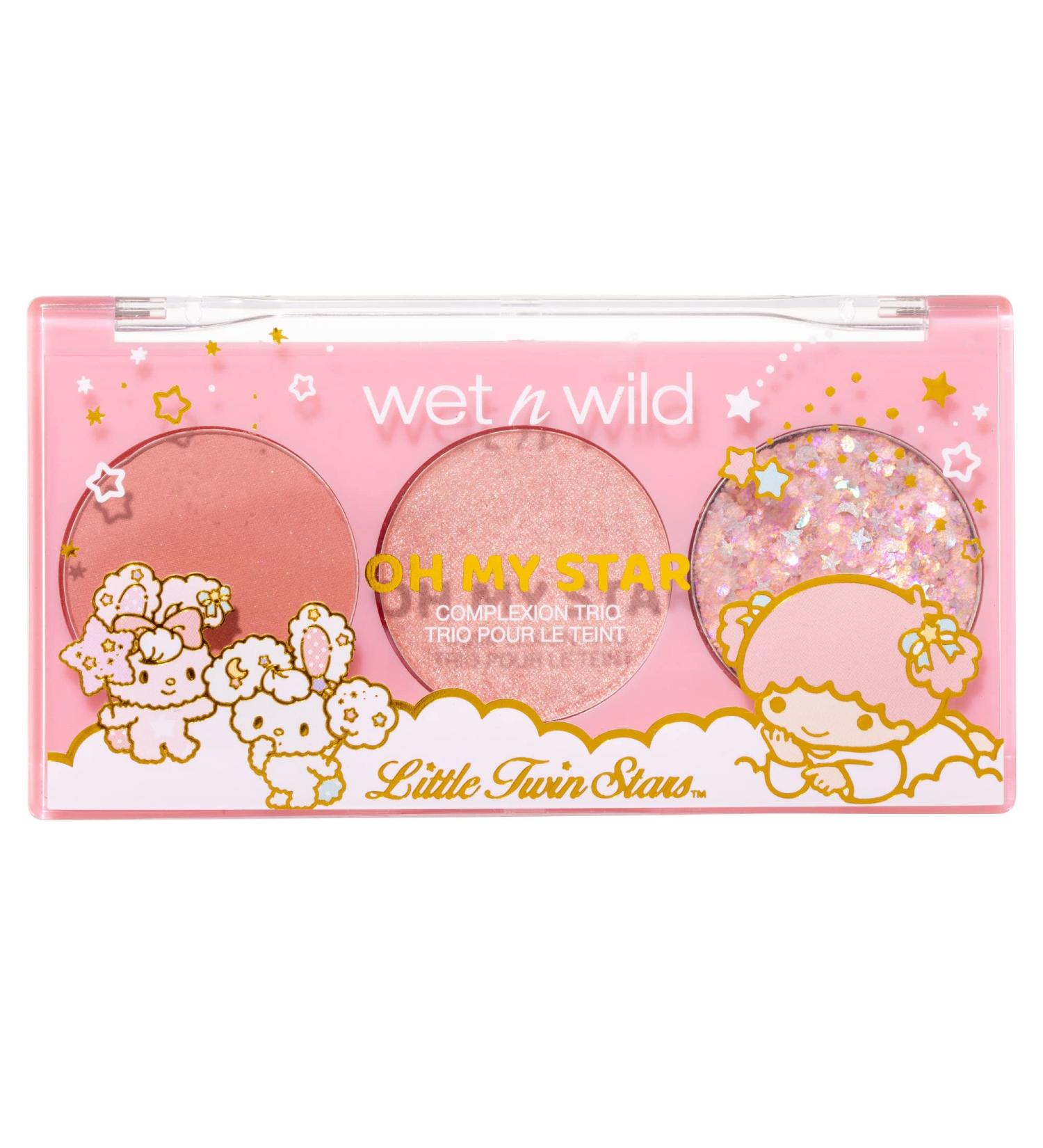 Wet n Wild Little Twin Stars Oh My Star Complexion Trio Palette in Pink Cotton Candy 0.23 Oz - Buy Online on GoSupps.com