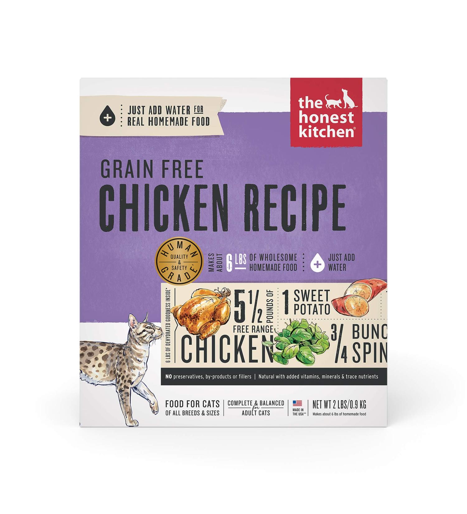 The Honest Kitchen Dehydrated Grain Free Chicken Cat Food 2 lb - Prowl - Buy Online on GoSupps.com