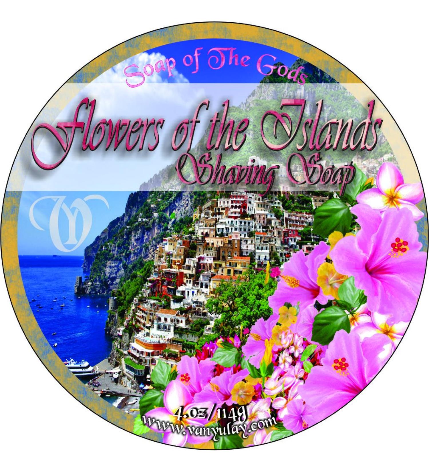 Shaving Soap of the Gods Flowers of The Islands 4.oz
