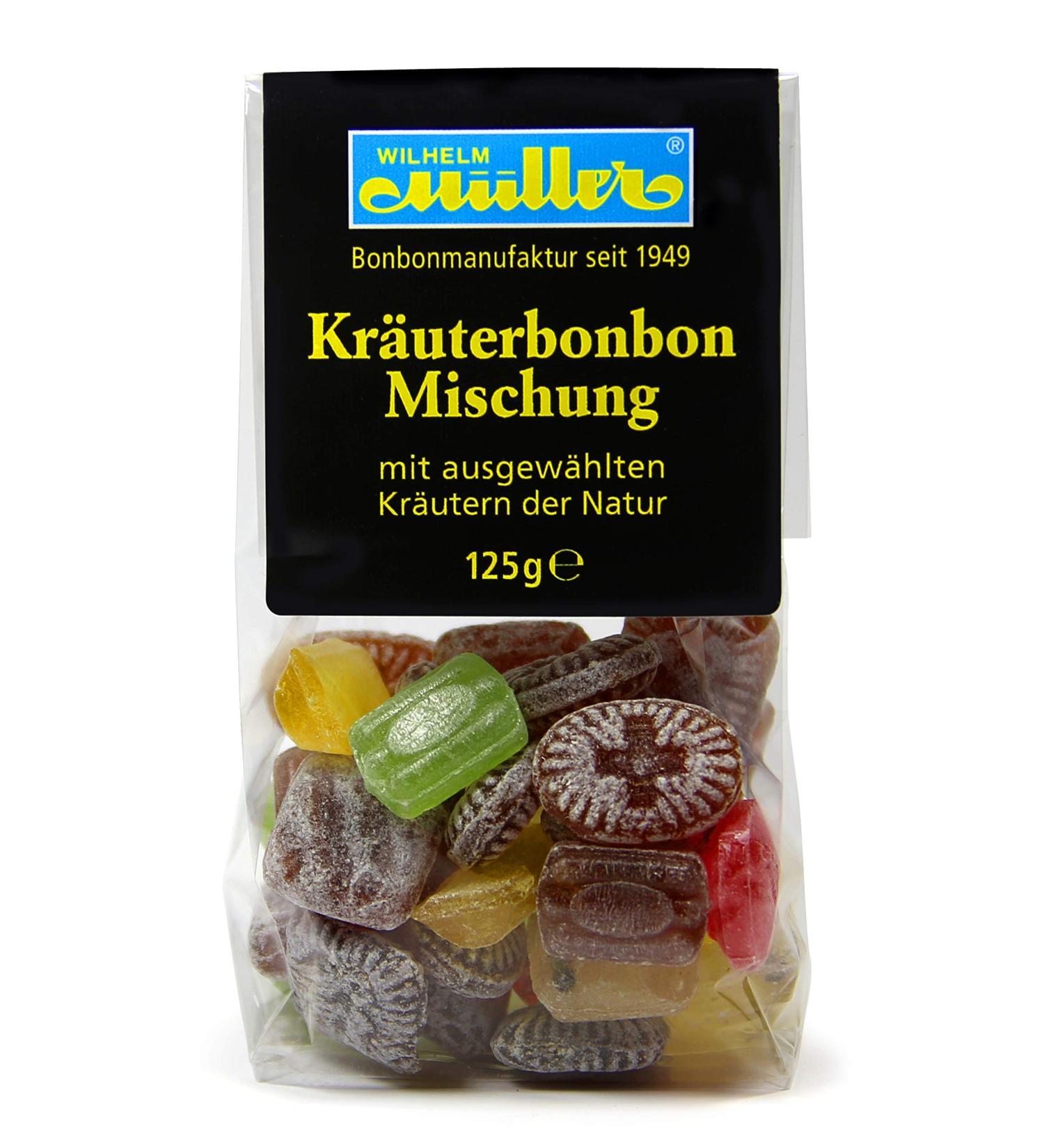 Herbal candy mix with selected herbs from nature (8 bags) Herbs 125 g (pack of 8)