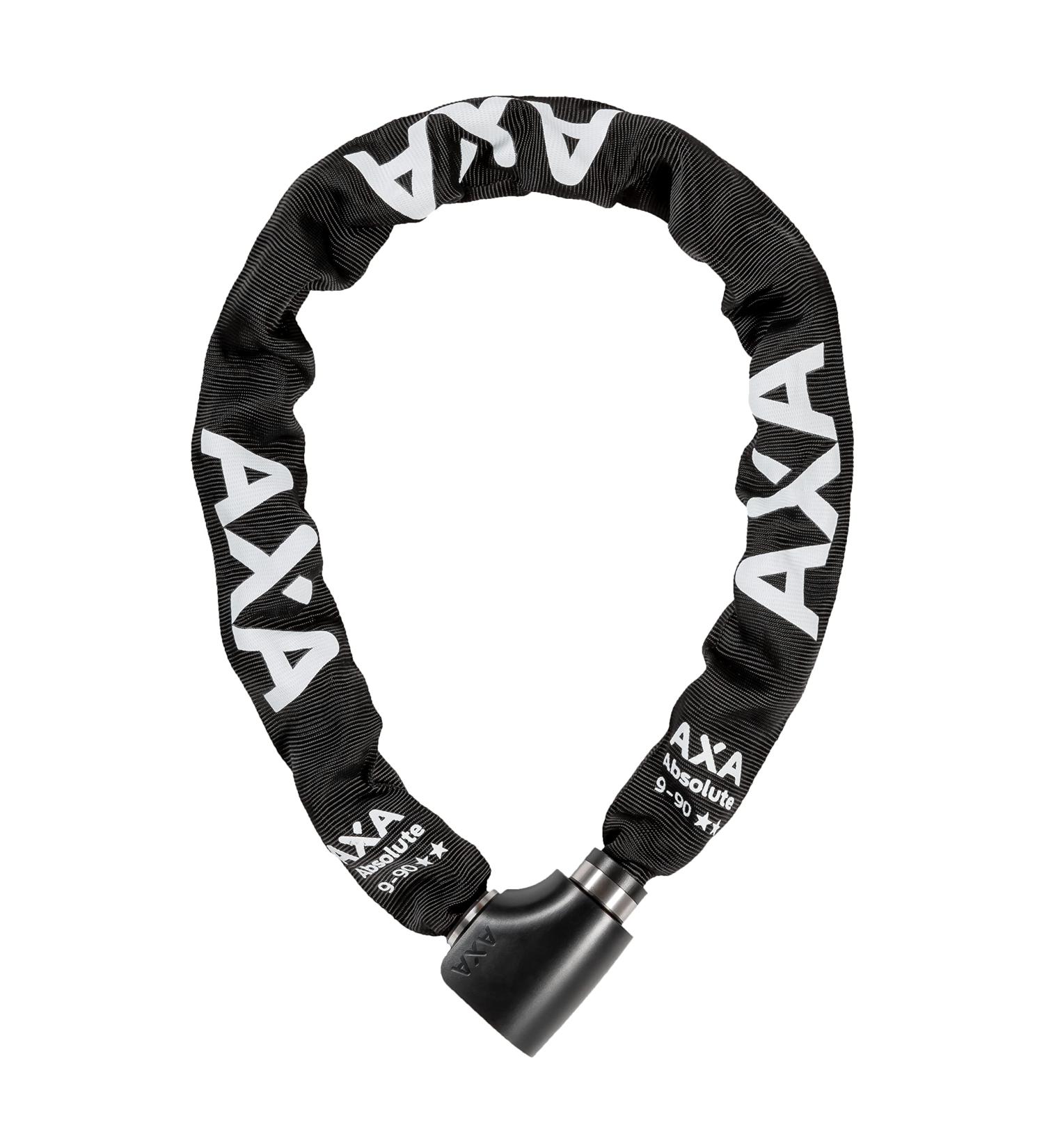 Buy Axa Absolute 9-90 Bicycle Lock - High Security Chain Lock Safety Level 14 90cm Length Black Polyester Shell - International Shipping - Buy Online on GoSupps.com