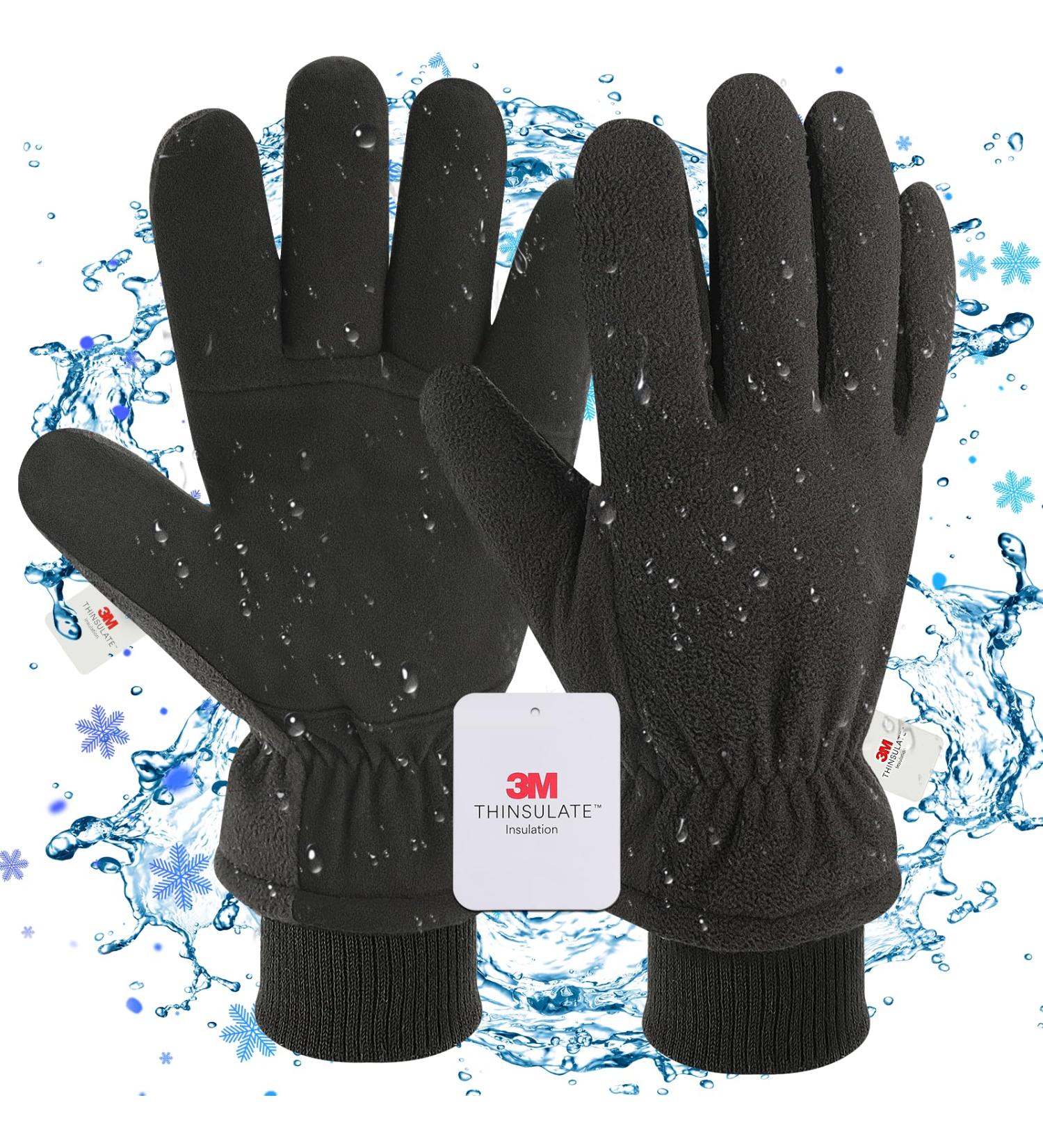 Premium Waterproof Winter Gloves for Men & Women - Warm Non-Slip Ski & Cycling Gloves - Ideal for Riding Running & Hiking - Buy Online on GoSupps.com