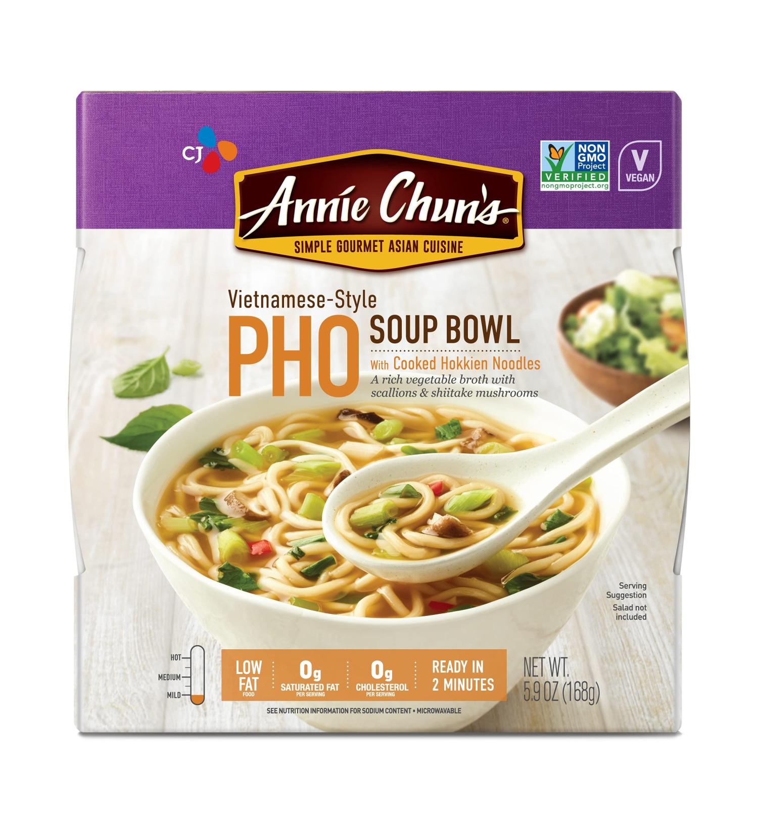 Annie Chun's Vietnamese Style Pho Soup Bowl - Non-GMO & Vegan (Pack of 6) - 5.9 Oz - Buy Online on GoSupps.com