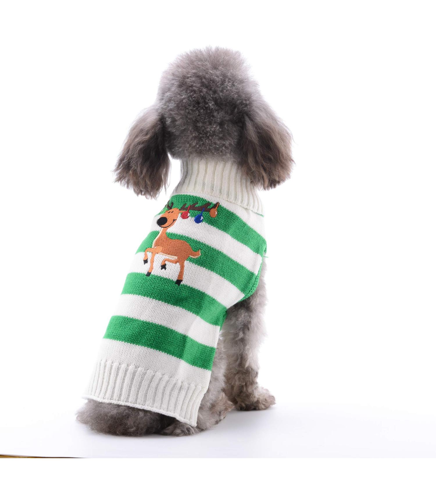 Abrrlo Christmas Dog Sweater Warm & Fashionable Winter Knit for Pets | Perfect Gift for Holiday Vacations and Parties - Buy Online on GoSupps.com