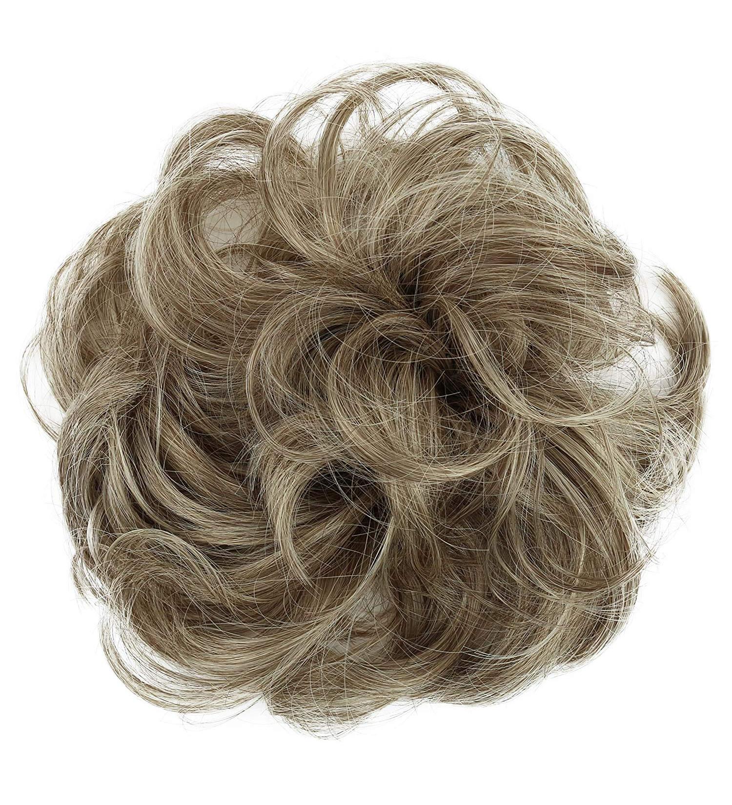 CAISHA Messy Scrunchie Bun Voluminous Wavy Hairpiece Brown Blonde #12/88 G22A - Buy Online on GoSupps.com
