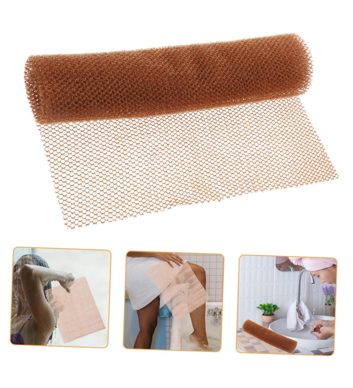 Exfoliating Bath Towel Back Scrubber for Men - 30x80cm Nylon Shower Body Scrubber for Ultimate Clean & Comfort - International Shipping - Buy Online on GoSupps.com