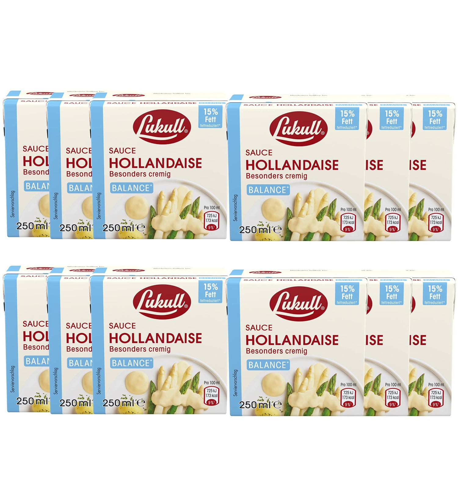 Lukull Ready-to-Serve Hollandaise Sauce 250ml - Pack of 12 | International Shipping Available - Buy Online on GoSupps.com