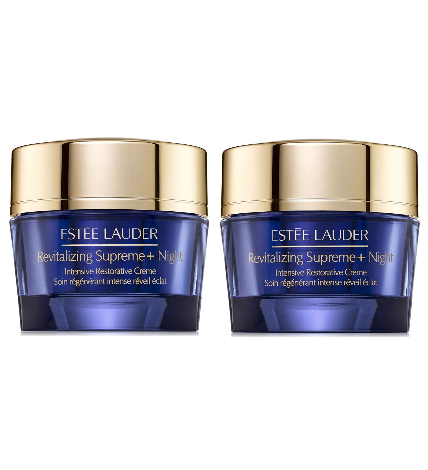 Estee Lauder Revitalizing Supreme+ Night Intensive Restorative Creme 0.5oz Sample Size Pack of 2 Unboxed - Buy Online on GoSupps.com