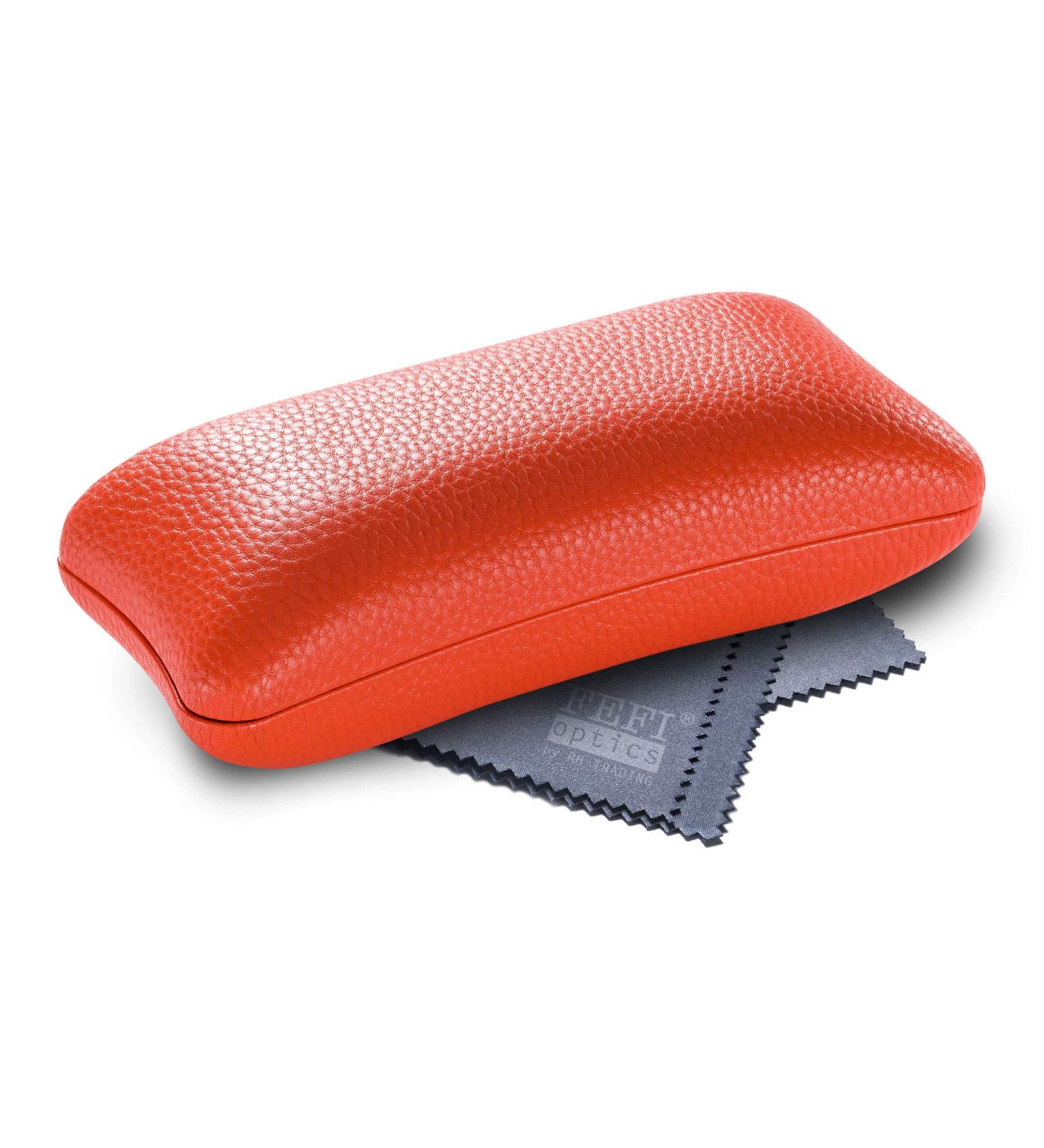 Buy FEFI Unusual Shaped Hardcase Glasses Case with XL Orange Microfiber Cleaning Cloth - Perfect for International Shipping! - Buy Online on GoSupps.com