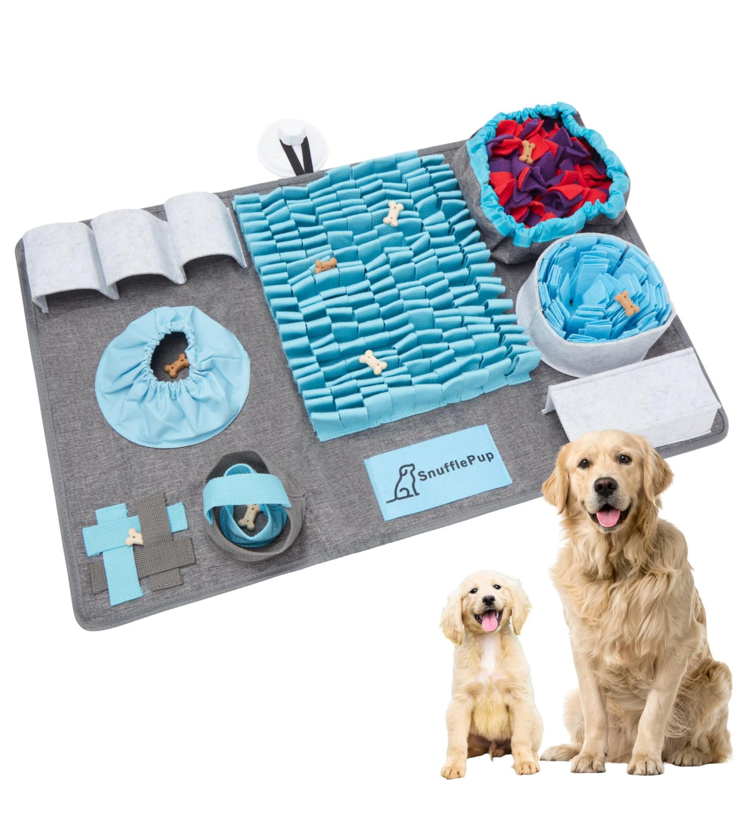 Snuffle Pup Interactive Snuffle Mat for Dogs | Fun Feeding Puzzle | Slow Feeding Game for All Breeds - Buy Online on GoSupps.com