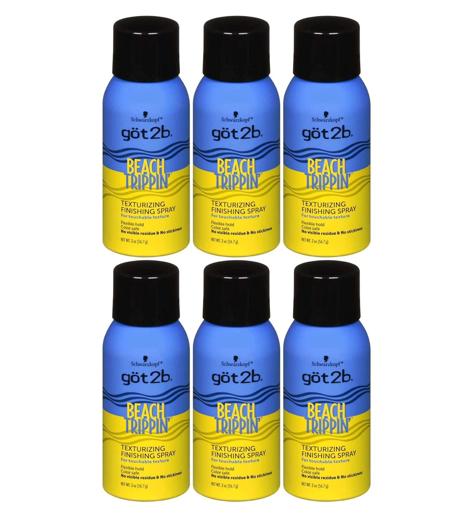Got2B Texturizing Finishing Spray 2 oz (Pack of 6) - Long Lasting Hold & Volume - Buy Online on GoSupps.com