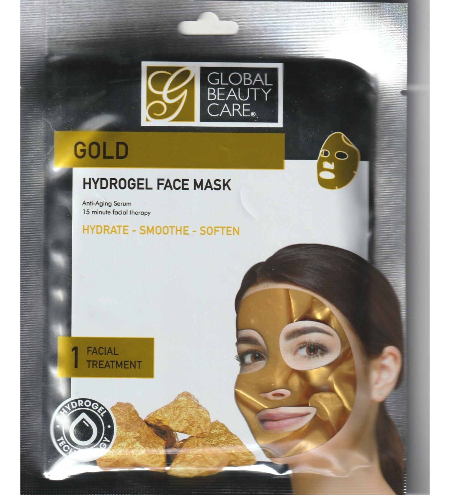 Generic Gold Hydrogel Face Mask - Anti-Aging Skin Treatment