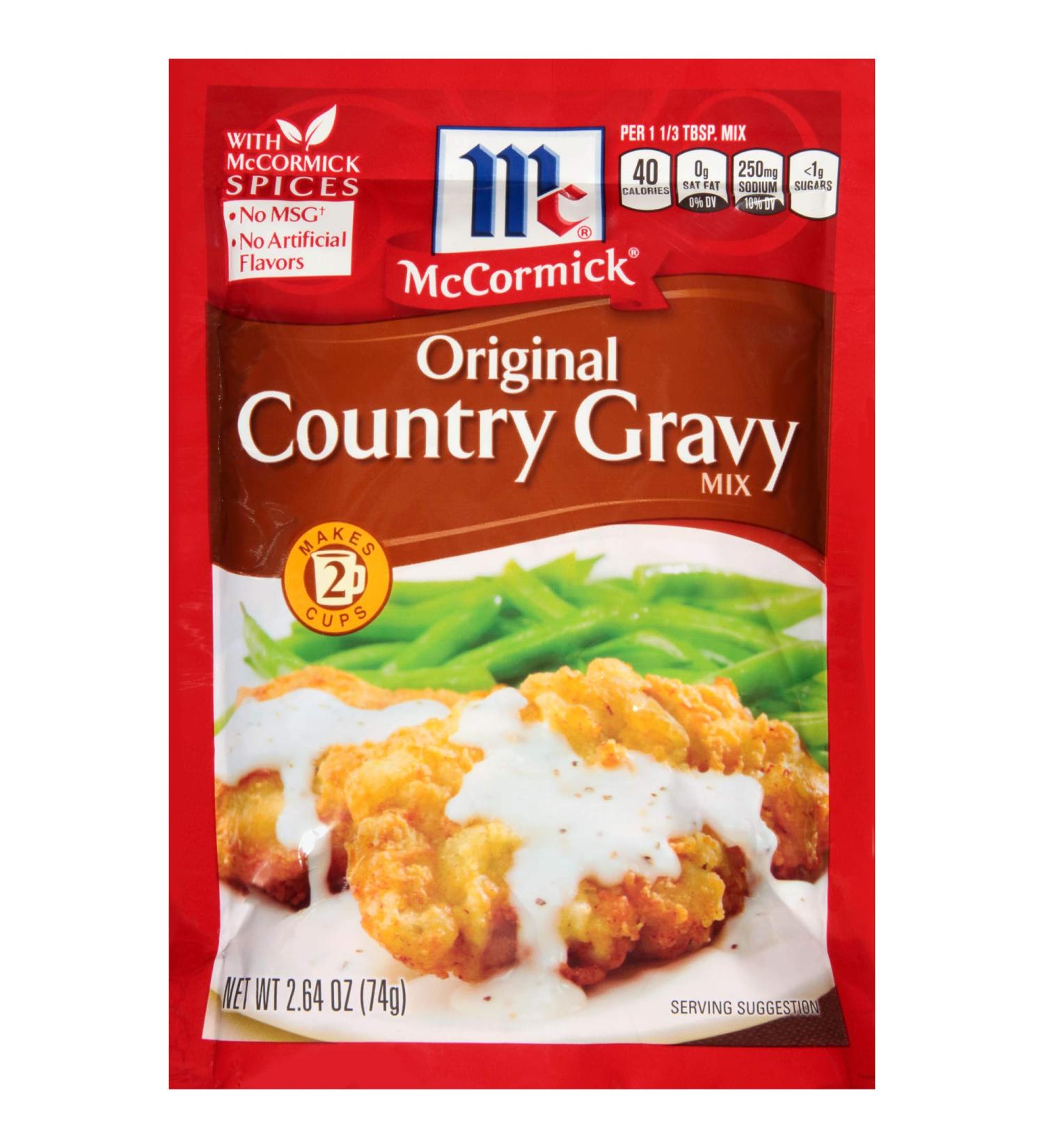 McCormick Country Gravy Original 2.64 OZ (Pack of 18) - Authentic Southern Style Mix - Buy Online on GoSupps.com