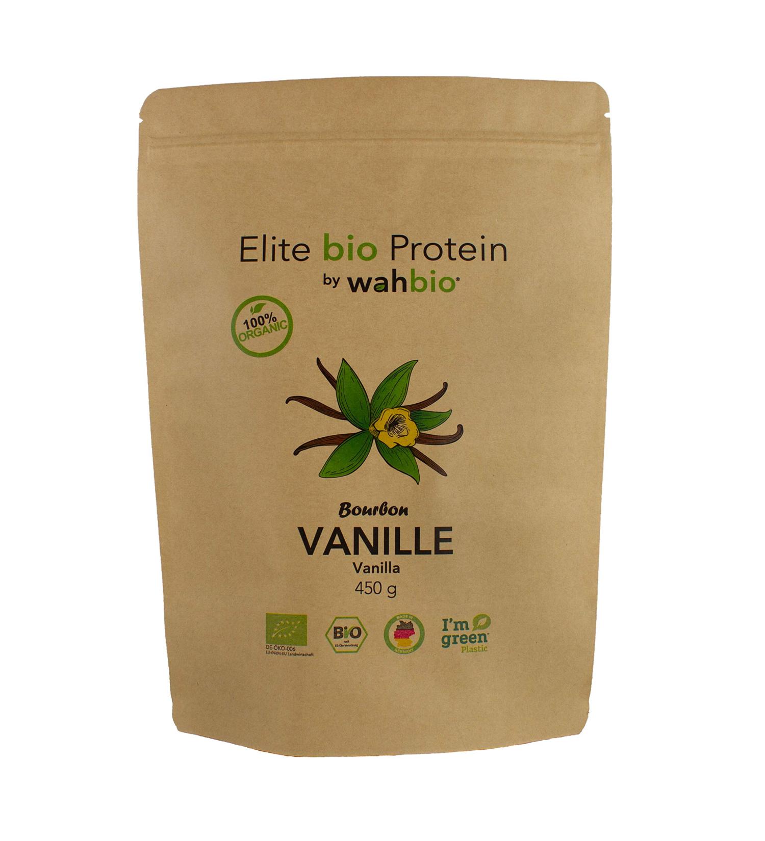 Wahbio 100% Bio Whey Protein Powder - Vanilla (450g) | Sugar-Free Additive-Free 4 Component Blend | Premium Quality International Shipping - Buy Online on GoSupps.com