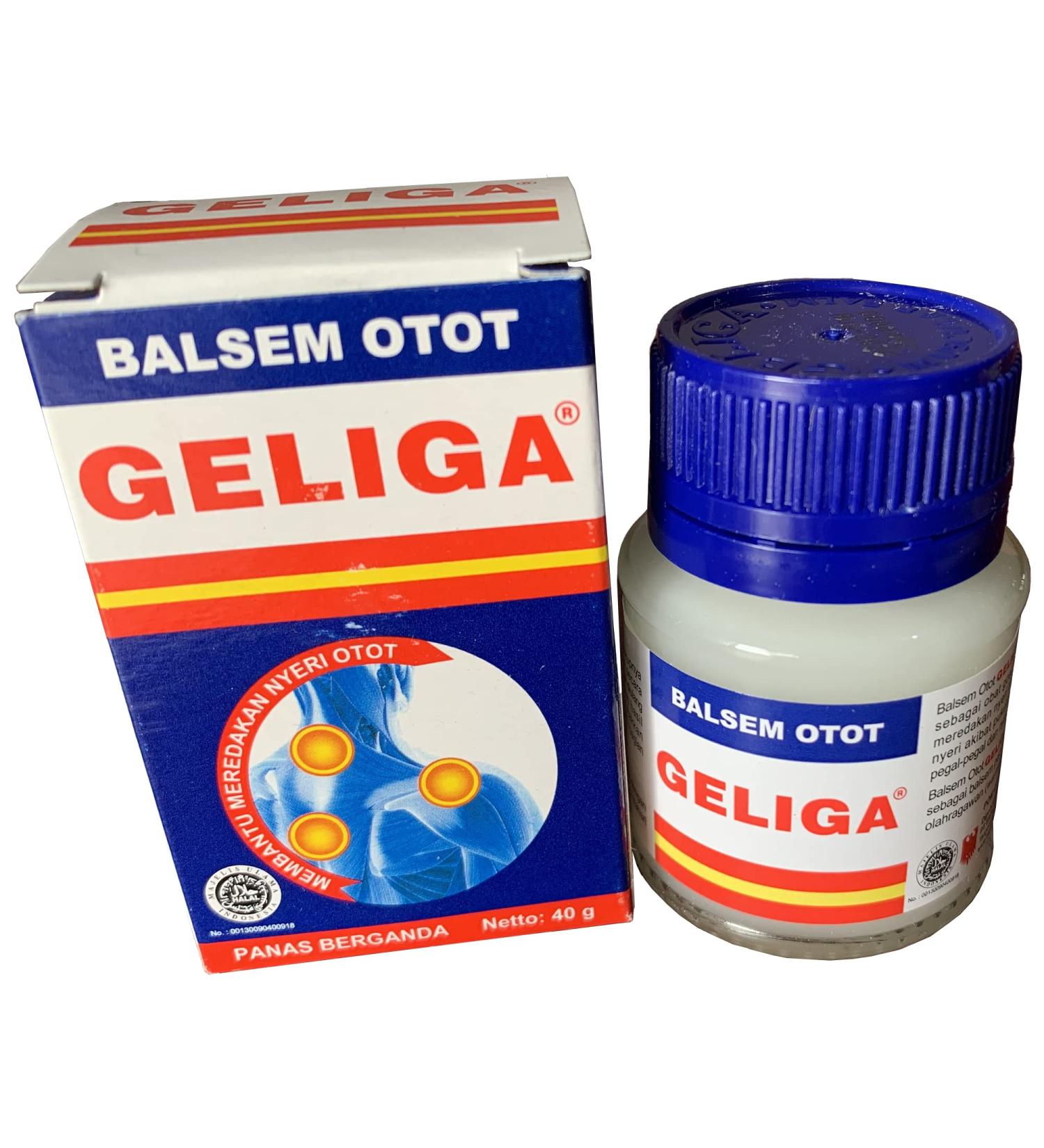 Eagle Brand Geliga Muscular Balm 40g | Relieve Muscle & Joint Pain Back Pain Headaches Cold | 1.41 oz - Fast International Shipping - Buy Online on GoSupps.com