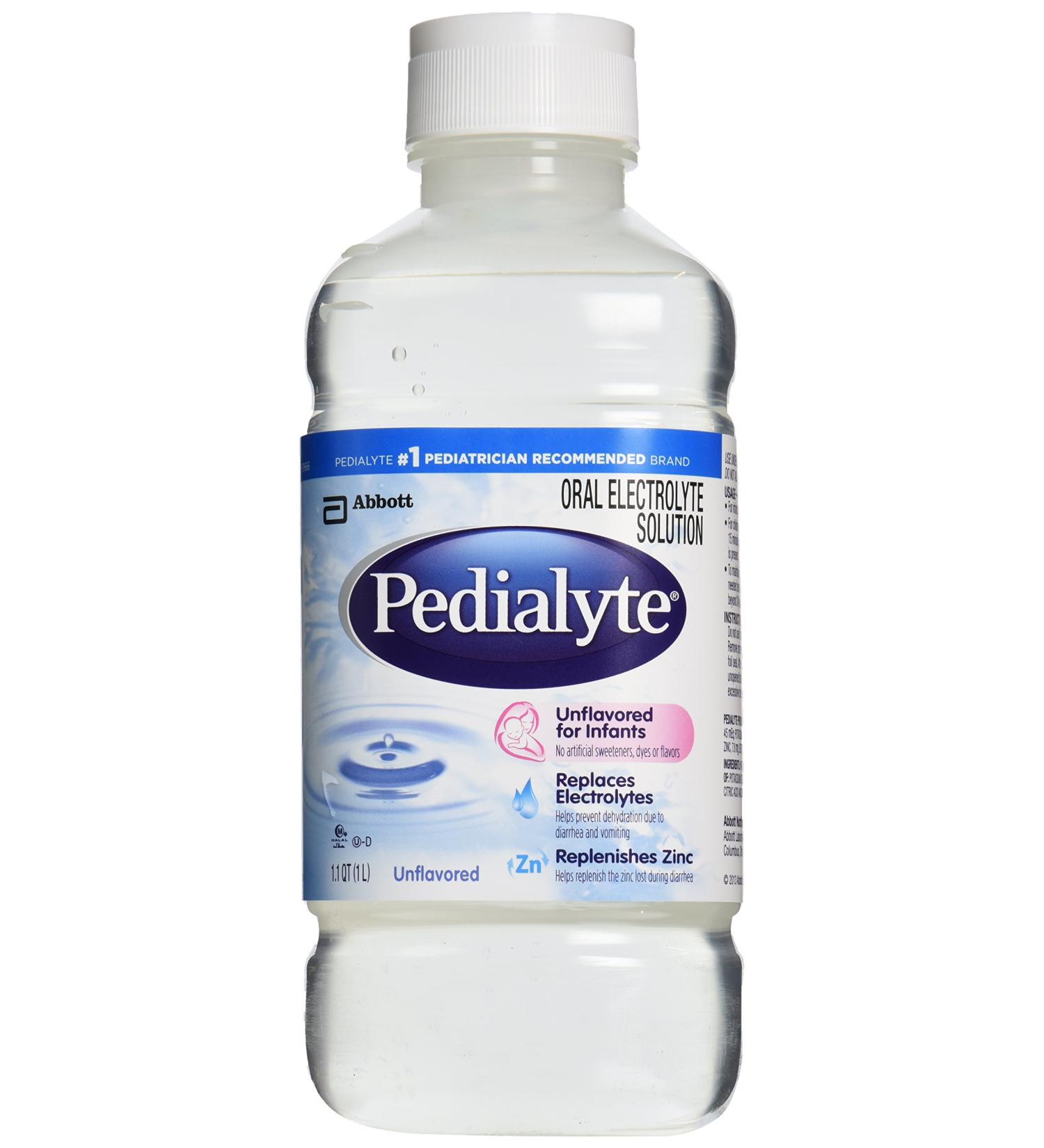 Pedialyte Oral Electrolyte Maintenance Solution - Unflavored - 1 Liter - Buy Online on GoSupps.com