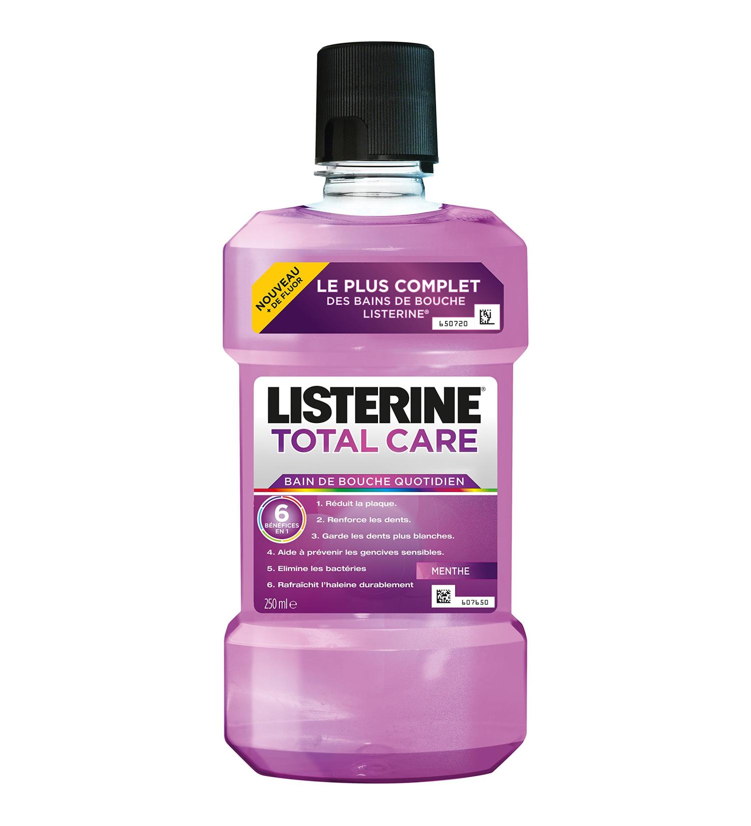 Listerine Total Care 6-in-1 mouthwash bottle 250 ml 1 ml (pack of 250)