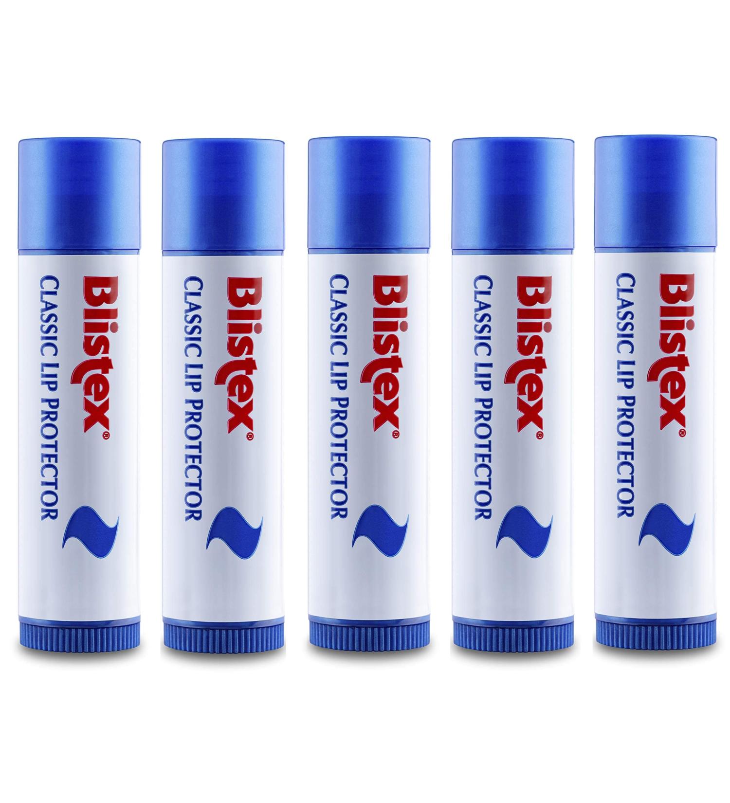 Blistex Classic Lip Care - Pack of 5 | Best Moisturizing Lip Balm for Soft Lips - International Shipping Available - Buy Online on GoSupps.com
