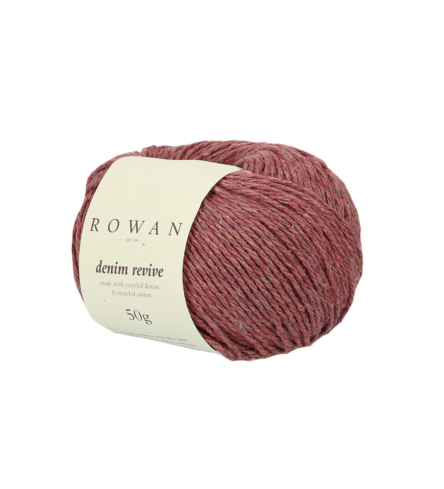 Rowan 9802219-00214 hand knitting yarn 95% cotton 5% other fibres Lipstick one size 50 grams