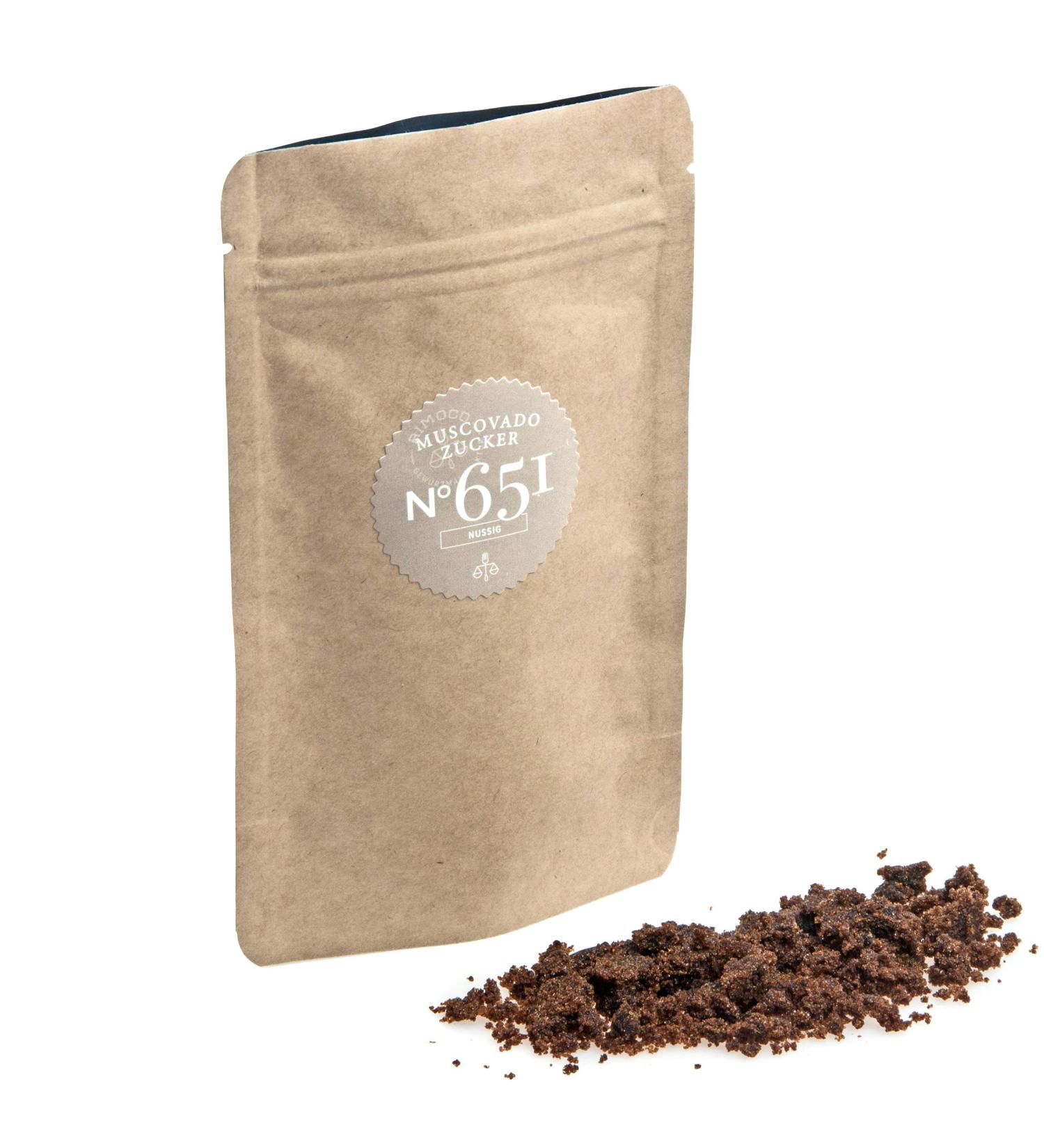 Muscovado cane sugar N651 | Bulk pack 1kg | fine nutty caramel note 100 g (pack of 10)