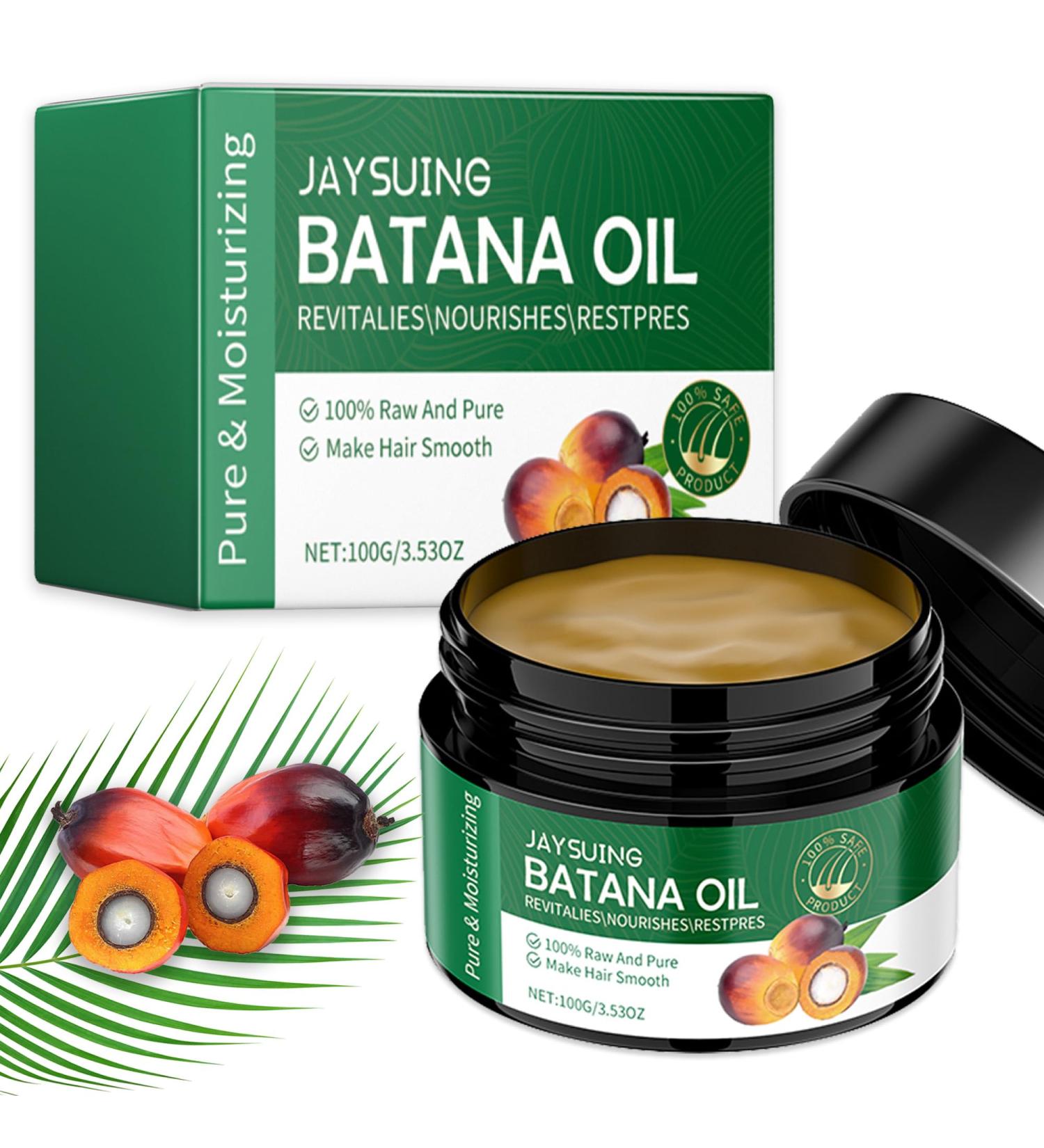 100% Raw Batana Oil for Hair Growth | Natural Organic Batana Hair Oil from Honduras | Unrefined & Moisturizing for Dry Damaged Hair | 3.53 oz - Buy Online on GoSupps.com