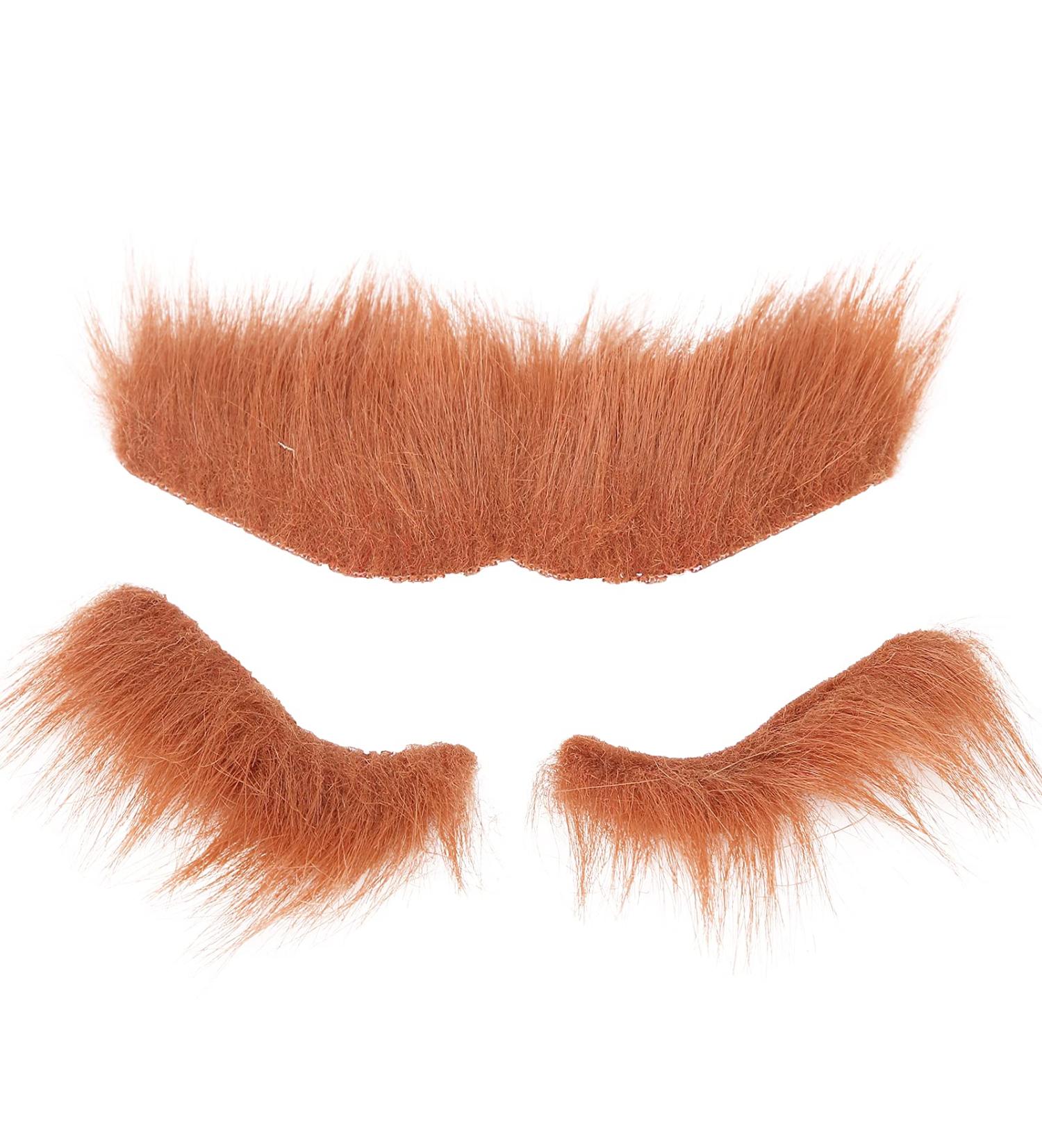 SelfAdhesive Fake Beard Eyebrow Set Brown Easy to Use LongLasting Adhesive Reusable for Costumes Festivals and Halloween Self Adhesive Muches Eyebrow Set Fake Beard Eye - Buy Online on GoSupps.com