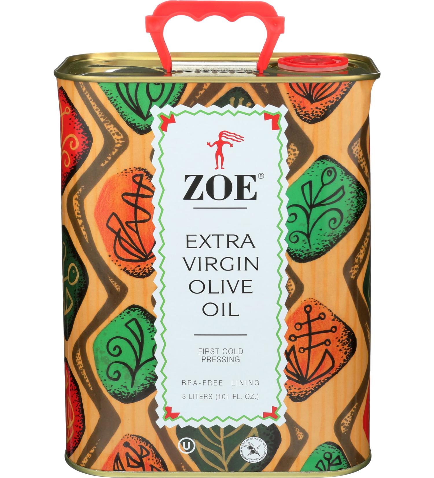 ZOE Extra Virgin Olive Oil 3L - Premium Quality, Rich Flavor - Buy Online on GoSupps.com