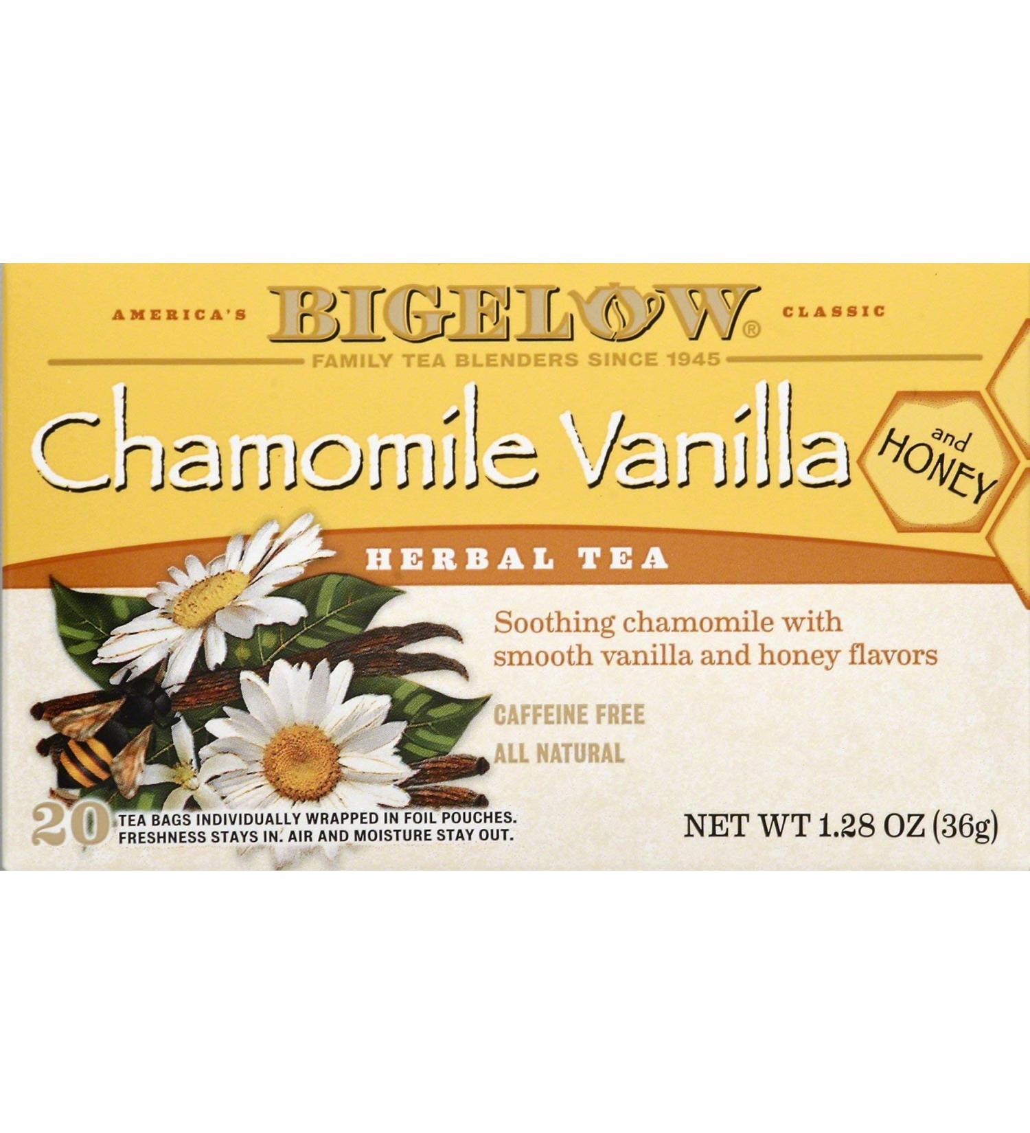 Bigelow Tea Chamomile Vanilla Bag, 1.28 oz, 20 ct