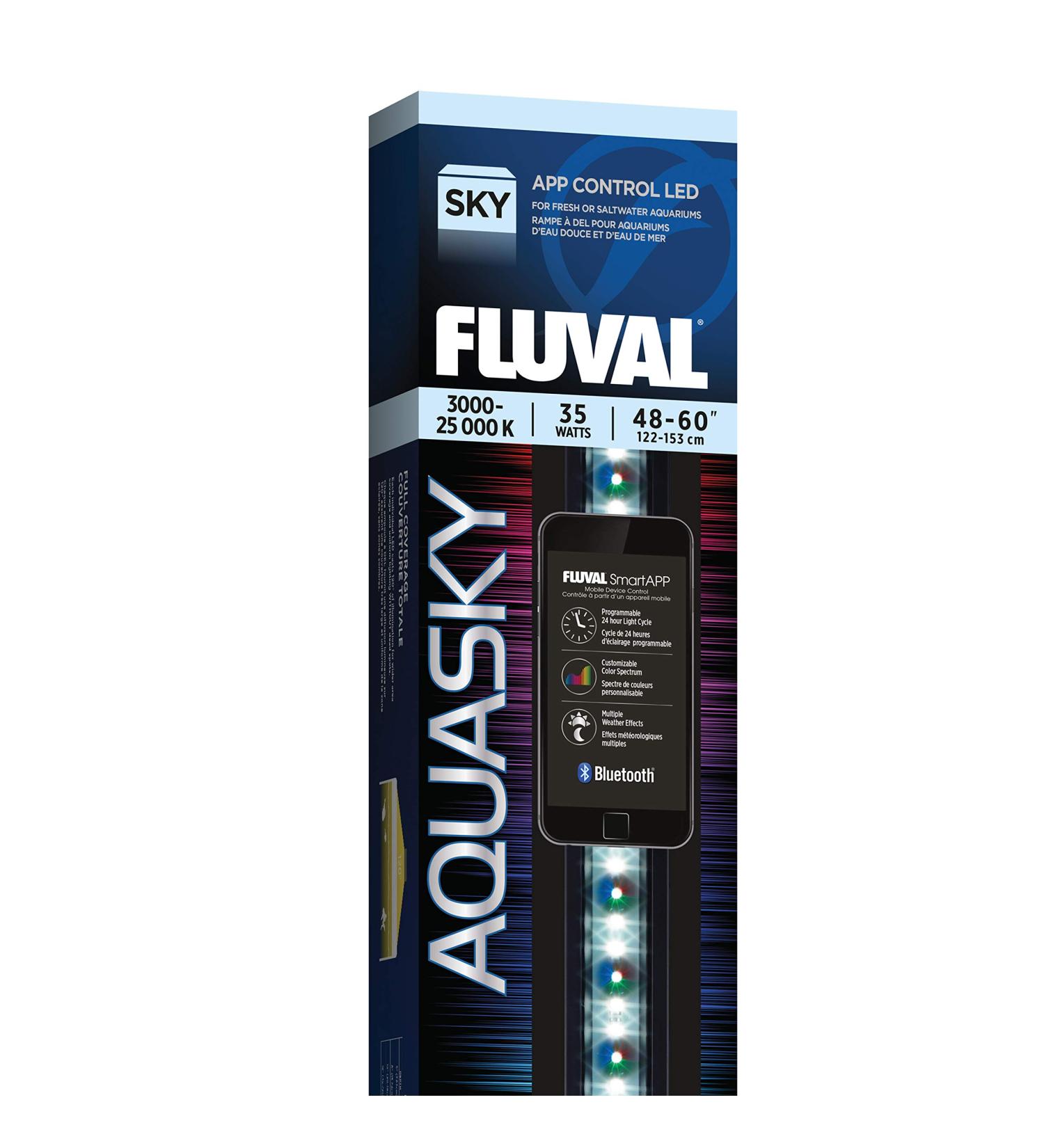 Fluval Aquasky 2.0 35W LED Aquarium Lighting | 48-60 Inches - Buy Online on GoSupps.com