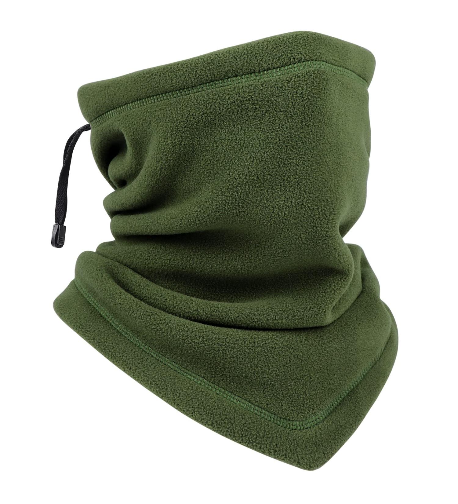Hasagei Winter Windproof Multifuntional Scarf for Men & Women | Fleece Neck Warmer for Outdoor Activities Skiing Biking & Running - Green - Buy Online on GoSupps.com