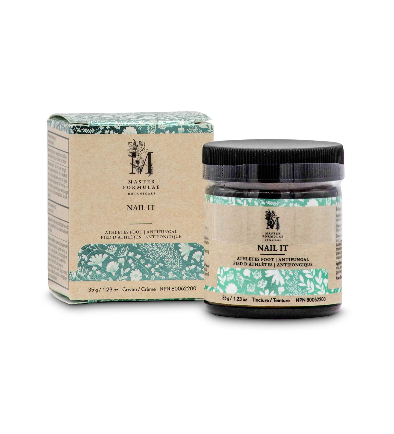 Master Formulae Nail It Anti Fungal Cream | Natural Toenail Fungus Treatment with Tea Tree Essential Oil | Athletes Foot | Itching and Irritation 100 mL Liquid Herbal Tincture - Buy Online on GoSupps.com