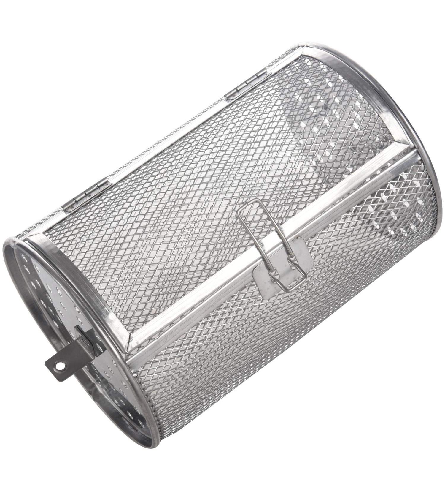 RIKEL 12 x 18Cm Stainless Steel Oven Rotating Roasting Cage Roasted Coffee Beans Nuts Walnuts Roasted Cage - Buy Online on GoSupps.com