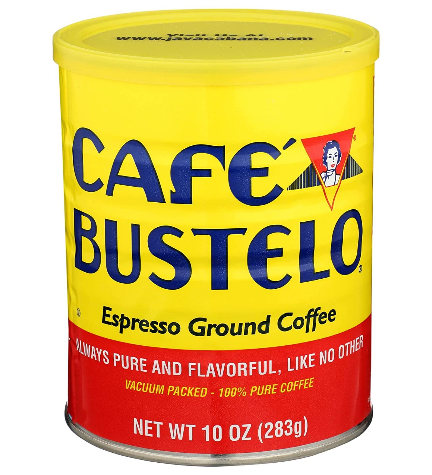 Cafe Bustelo Espresso Ground Coffee 10 oz - Rich & Bold Flavor - Buy Online on GoSupps.com