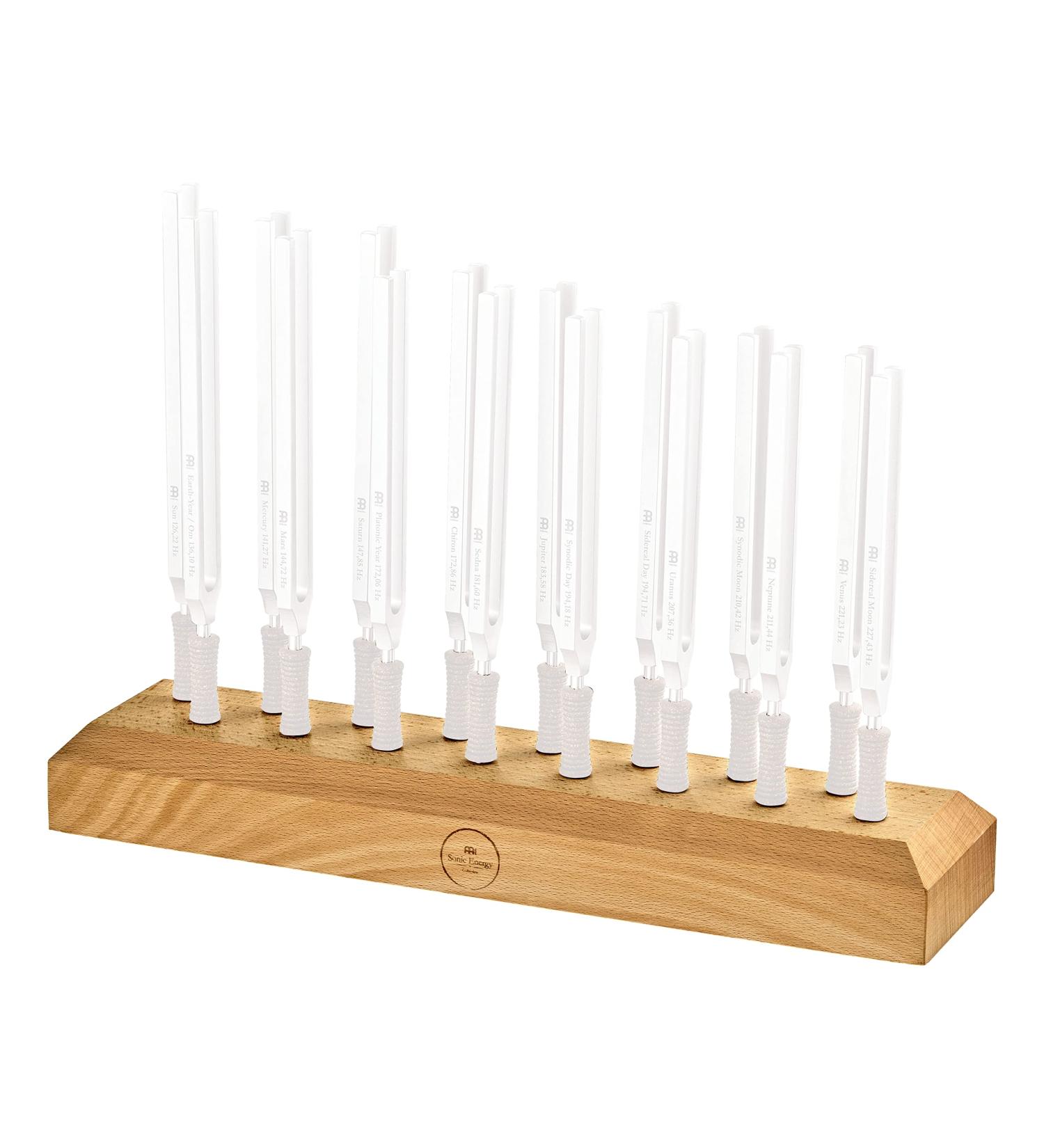 Sonic Energy Tuning fork Wood Stands-holder for 16 Sonic Energy Therapy Tuning forks-For presentation and storage (TTF-Holder-16) 16 Forks