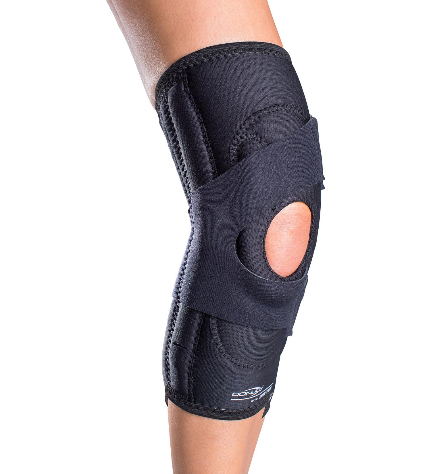 DonJoy Lateral J Patella Knee Support Brace with Hinge - Drytex - Left Leg (Medium) - Buy Online on GoSupps.com